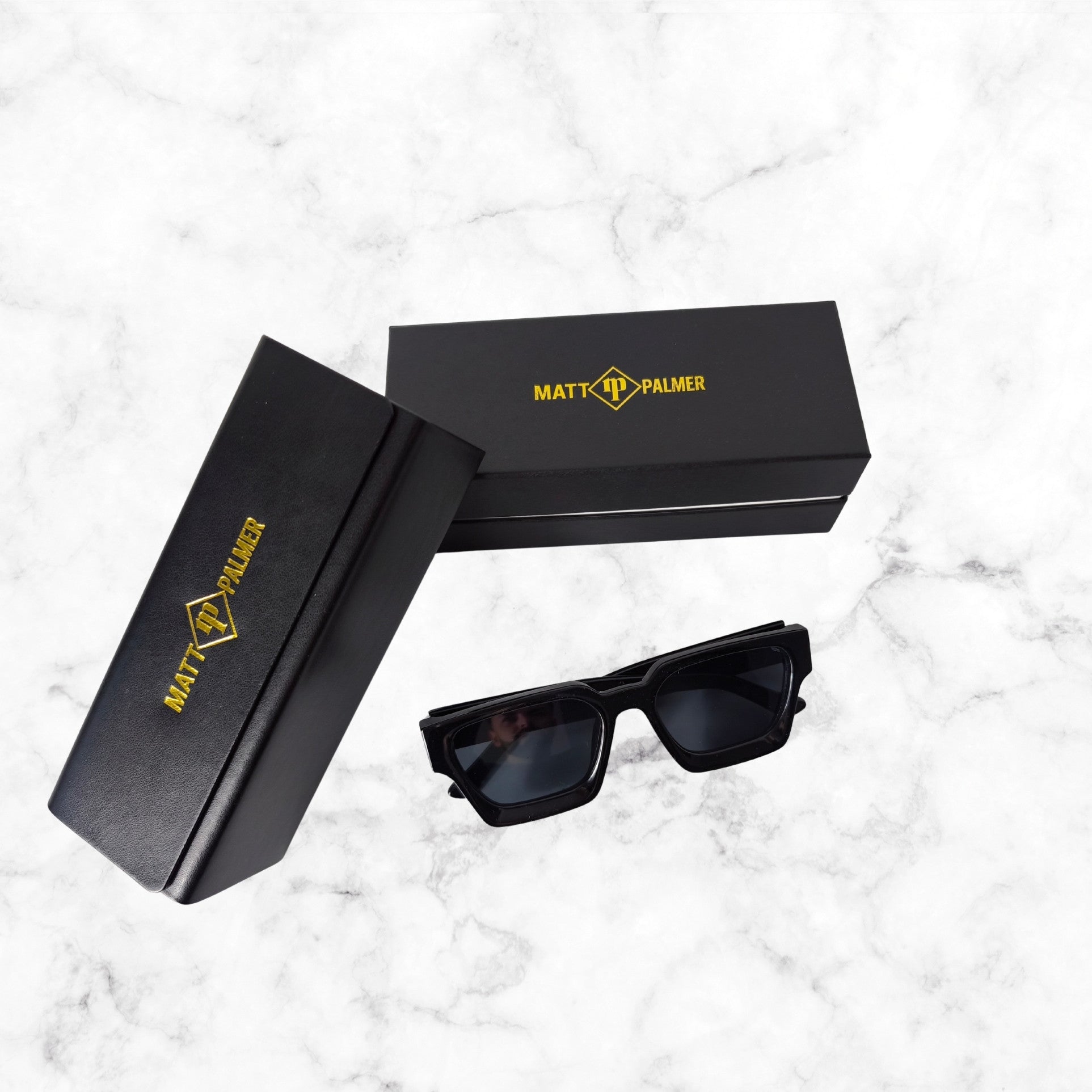 MATT PALMER® SIGNATURE SUNGLASSES – JET BLACK